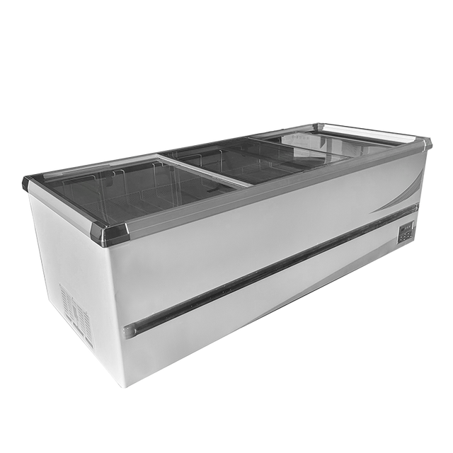 CHEST FREEZER FLAT GLASS TOP STYLE