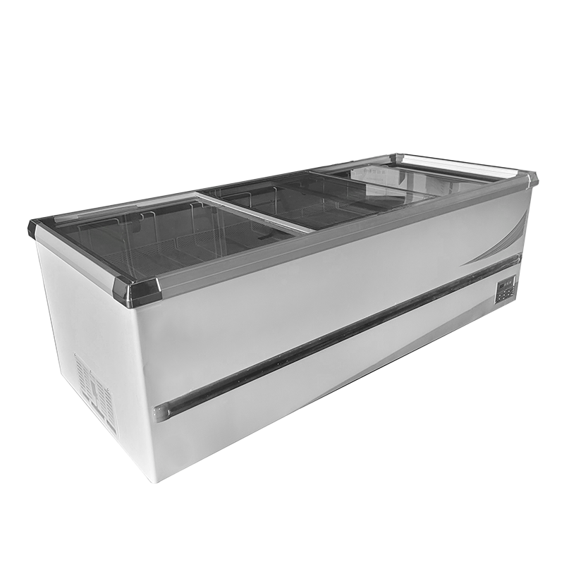 CHEST FREEZER FLAT GLASS TOP STYLE